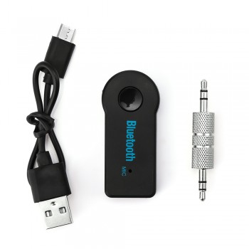 Wireless Bluetooth 3.5mm AUX Audio Stereo Music Home Car Receiver Adapter Mic Wonderful aux bluetooth