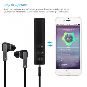 Mini Bluetooth Audio Receiver Bluetooth Transmitter 3.5mm Jack Handsfree Bluetooth Car Kit Music Adapter Bluetooth Car AUX