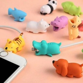 20styles new 1pc Cable bite SHARK For Iphone Cable Animal Dog Bite Phone Holder Accessory squishy toy Panda Cat cable bite toys