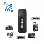 ENKLOV Bluetooth V2.1+EDR USB Drive Audio Receiver 3.5mm Cable Black Bluetooth Car kit For Phoneamp;Computer Bluetooth Adapter