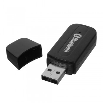 ENKLOV Bluetooth V2.1+EDR USB Drive Audio Receiver 3.5mm Cable Black Bluetooth Car kit For Phoneamp;Computer Bluetooth Adapter