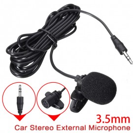Hot Sell 50Hz-20KHz 3.5mm External Microphone For Car Audio DVD Player GPS Stereo Bluetooth Enabled Mic Kits