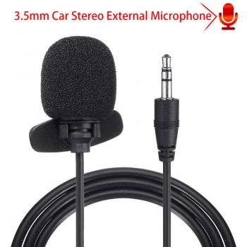Hot Sell 50Hz-20KHz 3.5mm External Microphone For Car Audio DVD Player GPS Stereo Bluetooth Enabled Mic Kits
