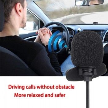 Hot Sell 50Hz-20KHz 3.5mm External Microphone For Car Audio DVD Player GPS Stereo Bluetooth Enabled Mic Kits