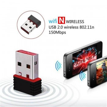 Mini USB 2.0 802.11n 150Mbps Wifi Network  Adapter for Windows Linux PC Supports 64/128 bit WEP, WPA encryption 9.14