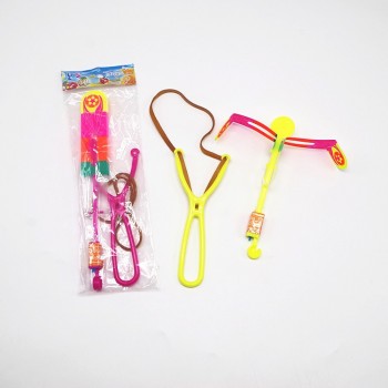 Amazing LED Light Arrow Rocket Helicopter Rotating Flying Toys Party Fun Kids Outdoor Flashing Toy Fly Arrow DS39