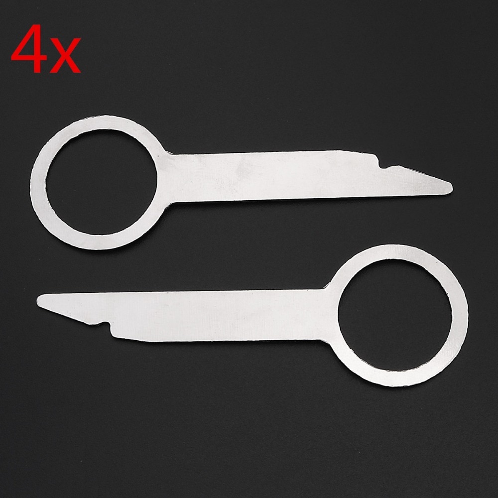 2016 New 4 x Car Radio Stereo Removal Release Tool Keys For VW/Audi/Ford/Volkswagen New