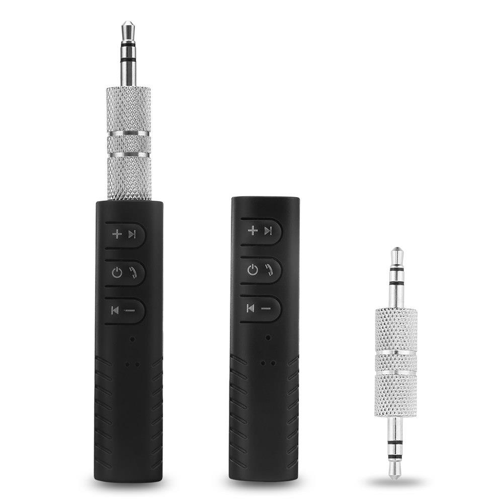 Universal 3.5mm jack Bluetooth Car Kit Hands free Music Audio Receiver Adapter Auto AUX Kit for Speaker Headphone Car Stereo