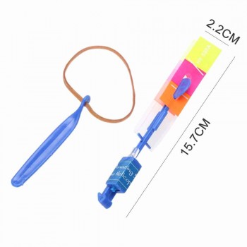 50/100PCS Rocket Flash Arrow Luminous Big Slingshot LED Light  Arrows Flash Helicopter Flying Emitting Childrens Toys Gift