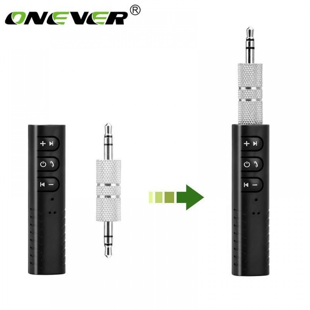 Car Bluetooth Audio Receiver 3.5mm Jack Bluetooth Car Kit Hands Free Music Audio Receiver Adapter Auto AUX For Speaker Headphone