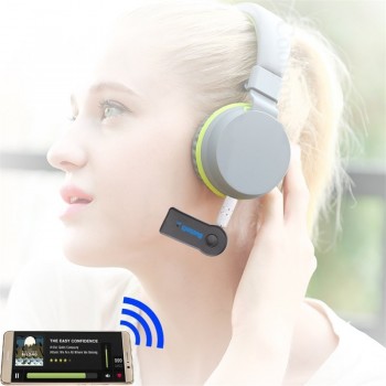 Fashion Compact Easy To Carry Car Accessories Bluetooth Receiver  3.5mm Wireless Car Bluetooth Adapter Play Music In The Car