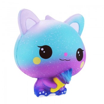 Squishy Toy Cartoon Ice cream cat Starry deer Squishy Slow Rising Cream Scented Toy Kids Squish Anti stress Toy Stress Reliever