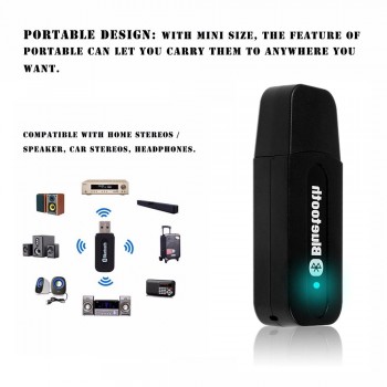 Bluetooth AUX Mini Audio Receiver Bluetooth Transmitter 3.5mm Jack Handsfree Auto Bluetooth Car Kit Music Adapter AUX Bluetooth