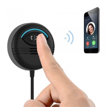 Noise Cancelling AUX Handsfree Bluetooth Car Kit Built in Isolated IC with FCC CE RoHS