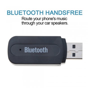 Stereo audio USB bluetooth receiver wireless bluetooth car kit 3.5 mm jack aux music receiver for car home speaker for phone