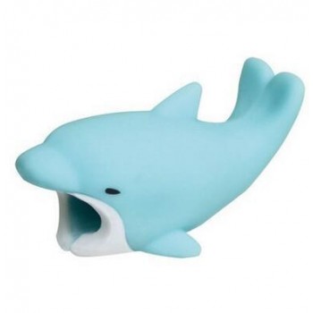 1 pcs Cable bites Protector for Iphone cable Winder Phone holder Accessory chompers rabbit dog cat Animal doll model funny