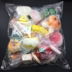 Squishy 10-50Pcs/Lot   Squeeze Lovely Cute Soft Mini Bread Cake ice Cream Toy Phone Straps Kids Wholesale