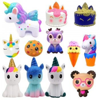 squish Slow Rising Kawaii Unicorn Toys For Kid Squishy Slow Rising Soft Animal Squeeze Toy Squishy Children gift anti-stress ZJD
