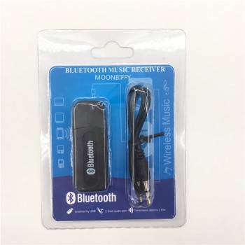 USB Bluetooth Aux Wireless Portable Mini Car Bluetooth Music Audio Receiver Adapter 3.5mm Stereo Audio for iPhone Android phones