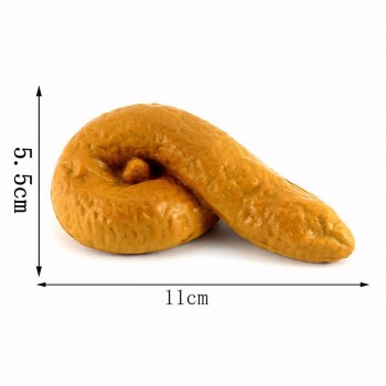 Gag-Funny Joke Tricky Toys Mischief Turd Gag Gift Realistic Shits poop Fake Turd Classic Shit Funny Toys 11 x 5.5 x 4cm
