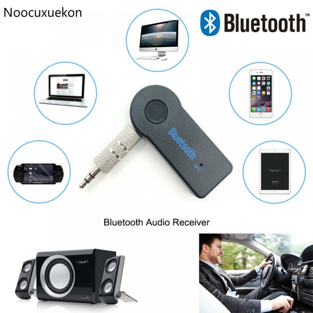 Bluetooth AUX Mini Audio Receiver Bluetooth Transmitter 3.5mm Jack Handsfree Auto Bluetooth Car Kit Music Adapter AUX Bluetooth