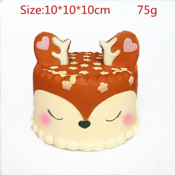 Galaxy Cute Kawaii Cartoon Deer big Squishy cat jumbo Toys Slow Rising Cream Scented Squeeze Toys Novelty Antistress Gift