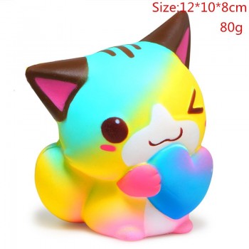 Galaxy Cute Kawaii Cartoon Deer big Squishy cat jumbo Toys Slow Rising Cream Scented Squeeze Toys Novelty Antistress Gift