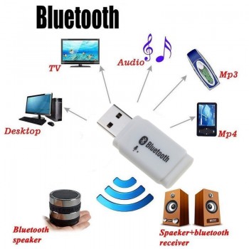 USB AUX Bluetooth 5.0 Receiver Handsfree Car kit USB audio transmitter adapter for Car Speaker MP3 player With MIC No 3.5mm Jack