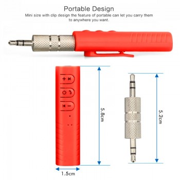 Bluetooth Car Kit Bluetooth Aux Audio Receiver Adapter 3.5mm jack Aux Bluetooth 4.1 Hands Free Music Receiver Stereo