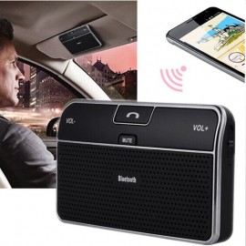 Wireless Bluetooth Handsfree Car Kit 4.0 Car Bluetooth Speakerphone with Handsfree Calling Voice Guidance Adapter Charger