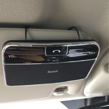 Wireless Bluetooth Handsfree Car Kit 4.0 Car Bluetooth Speakerphone with Handsfree Calling Voice Guidance Adapter Charger
