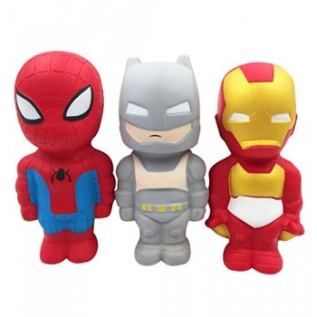 Super Hero Squishy Slow rising Iron Man Spiderman Squishies Toy Simulation Antistress Funny Gadgets Toys For Chidren #YC