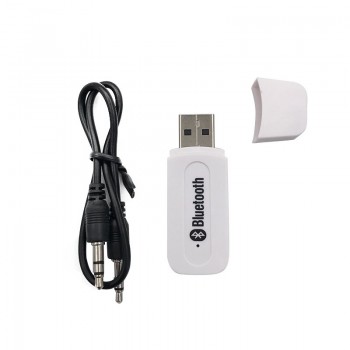 Rovtop Portable AUX Wireless USB Bluetooth Music MP3 Audio Receiver Adapter 3.5mm Audio Bluetooth Car Kit for Car Computer Z2