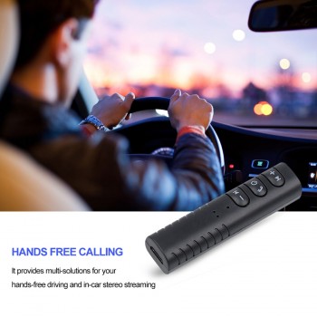3.5mm jack Bluetooth Car Kit Hands free Stereo Receiver Adapter 3.5mm AUX Transmitter for Car Speaker Mp3 player earphones Sport