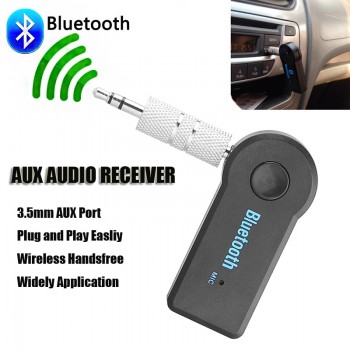 Bluetooth AUX Audio Music Car Kit Wireless Receiver Adapter Handsfree With Mic For Xiaomi iPhone 7  3.5mm