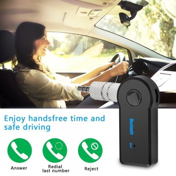 Auto Mini 3.5MM Jack AUX Wireless Car Bluetooth Car Kit Converter Speakerphone Audio MP3 Music Bluetooth Receiver Audio Receiver