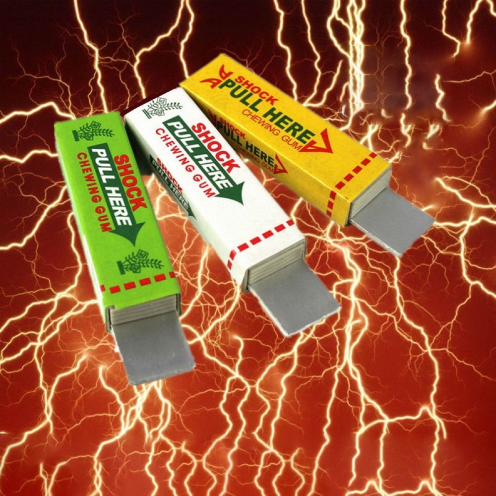 Electric Shocking Hand Chewing Gum Shocker Prank Trick Toy Joke Funny Novelty Toys Anti-stress Shock Gaget Gaps Toys