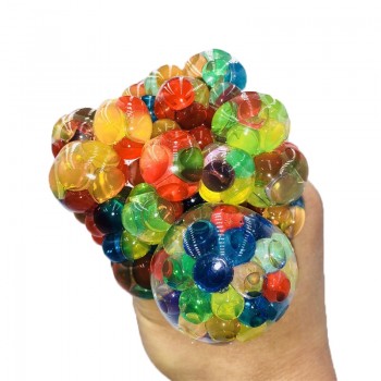 Funny Geek Gadget Vent Toy squishy mesh ball Cute Anti Stress Face Reliever Grape Ball Autism Mood Squeeze Relief Healthy Toy