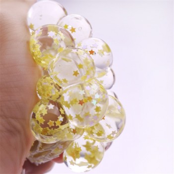 Funny Geek Gadget Vent Toy squishy mesh ball Cute Anti Stress Face Reliever Grape Ball Autism Mood Squeeze Relief Healthy Toy