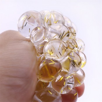 Funny Geek Gadget Vent Toy squishy mesh ball Cute Anti Stress Face Reliever Grape Ball Autism Mood Squeeze Relief Healthy Toy