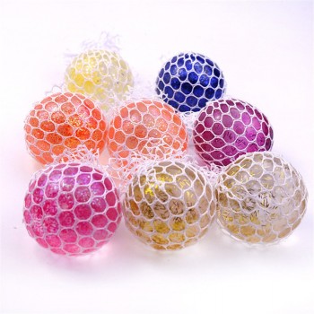 Funny Geek Gadget Vent Toy squishy mesh ball Cute Anti Stress Face Reliever Grape Ball Autism Mood Squeeze Relief Healthy Toy