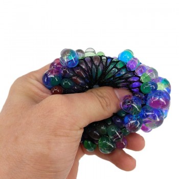 Funny Geek Gadget Vent Toy squishy mesh ball Cute Anti Stress Face Reliever Grape Ball Autism Mood Squeeze Relief Healthy Toy