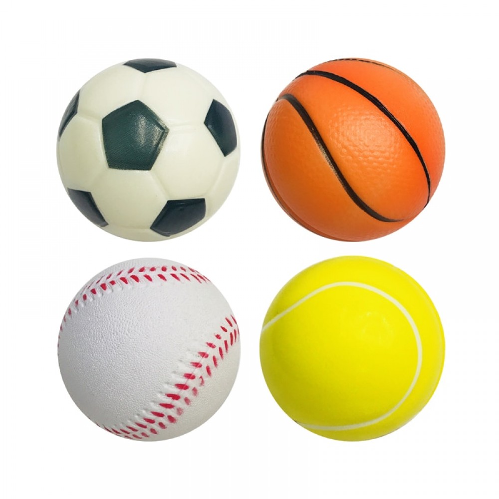 6.3CM Cute Football/Basketball/Tennis/Baseball Squishy Relieves Stress Slow Rising Phone Straps Sweet Scented Bread Cake Kid Toy