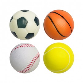 6.3CM Cute Football/Basketball/Tennis/Baseball Squishy Relieves Stress Slow Rising Phone Straps Sweet Scented Bread Cake Kid Toy