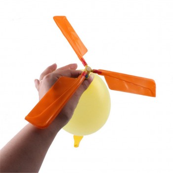 Funny Traditional Classic Sound Balloon Helicopter Kids Child Children Play Flying Toy Ball Outdoor Fun Sports Toy Xmas Gift Y*