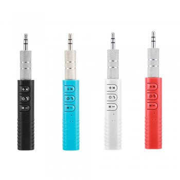 Universal 3.5mm jack Bluetooth AUX Car Kit Hands free Music Audio Receiver Adapter Auto AUX Kit for Speaker Headphone Car Stereo