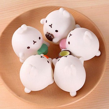 5.5CM Lovely Mini Animal Cute Mochi Squishy Cat Fun Kid Toy Gift Mobile Phone Pendant Decor Mobile Phone Straps