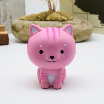 LeadingStar Cartoon Cat Squishy Slow Rising Phone Straps Cute Kitten Soft Squeeze Bread Charms Scented Kids Toy