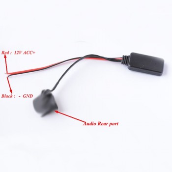 Biurlink Wireless Bluetooth Module AUX-in Audio MP3 Music Adapter 12Pin Connector for VW for Skoda