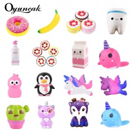 Oyuncak Squishy Novelty Gag Toys Jumbo Fun Squish Antistress Surprise Stress Relief Toys For Children Cute Squeeze Slow Rising